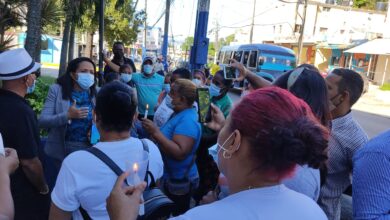 Photo of Exempleados de la Alcaldía SDO protestan exigiendo sus prestaciones laborales