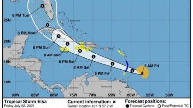 Photo of Elsa se convierte en el primer huracán de 2021 en Atlántico; pasaría mañana por la costa sur de RD